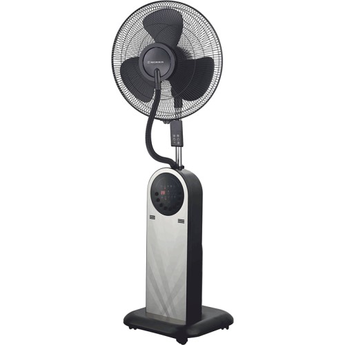 HIGH FLOOR FAN MORRIS MMF-3002 40cm BLACK ΜΕ R/C Κ ΥΔΡΟΝΕΦΩΣΗ